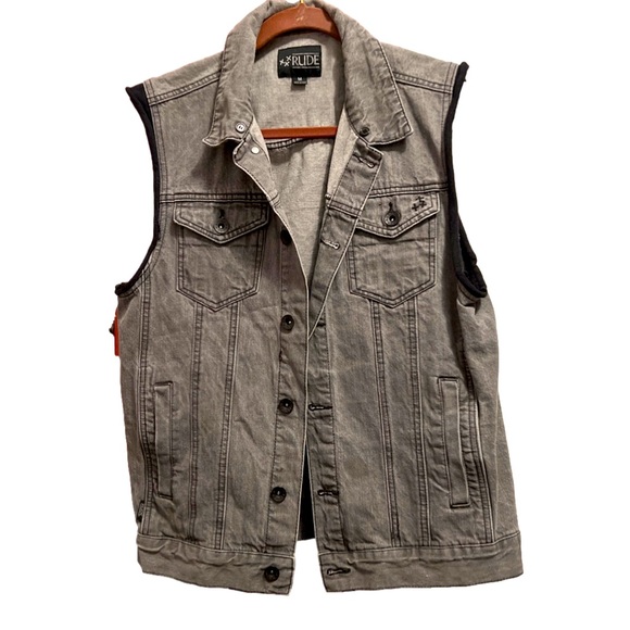RUDE Other - rude denim vest